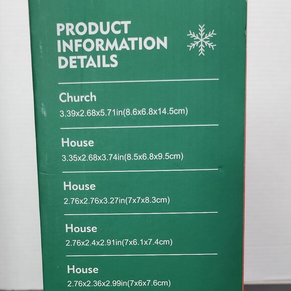 Ceramic LED Village 16PC Set New - Picture 6 of 7